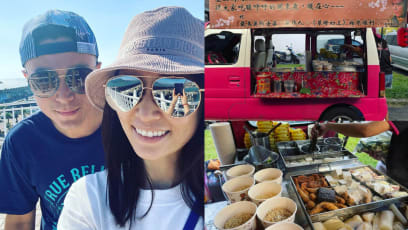 Wallace Huo Sends Food Truck To His “Beautiful Wife” Ruby Lin On The Set Of Her New Drama