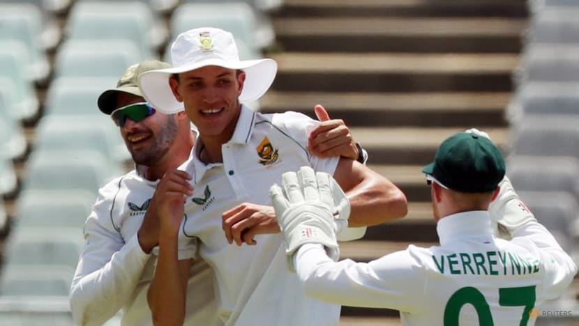 South Africa have 161 run lead after being bowled out for 326 in first innings South Africa have 161 run lead after being bowled out for 326 in first innings