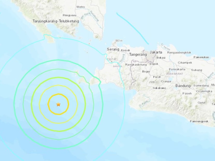 The Indonesian geophysics agency issued a tsunami warning after the quake, which the USGS said had hit at a depth of 59 km (37 miles), about 227 km (141 miles) from the city of Teluk Betung on the island of Sumatra.