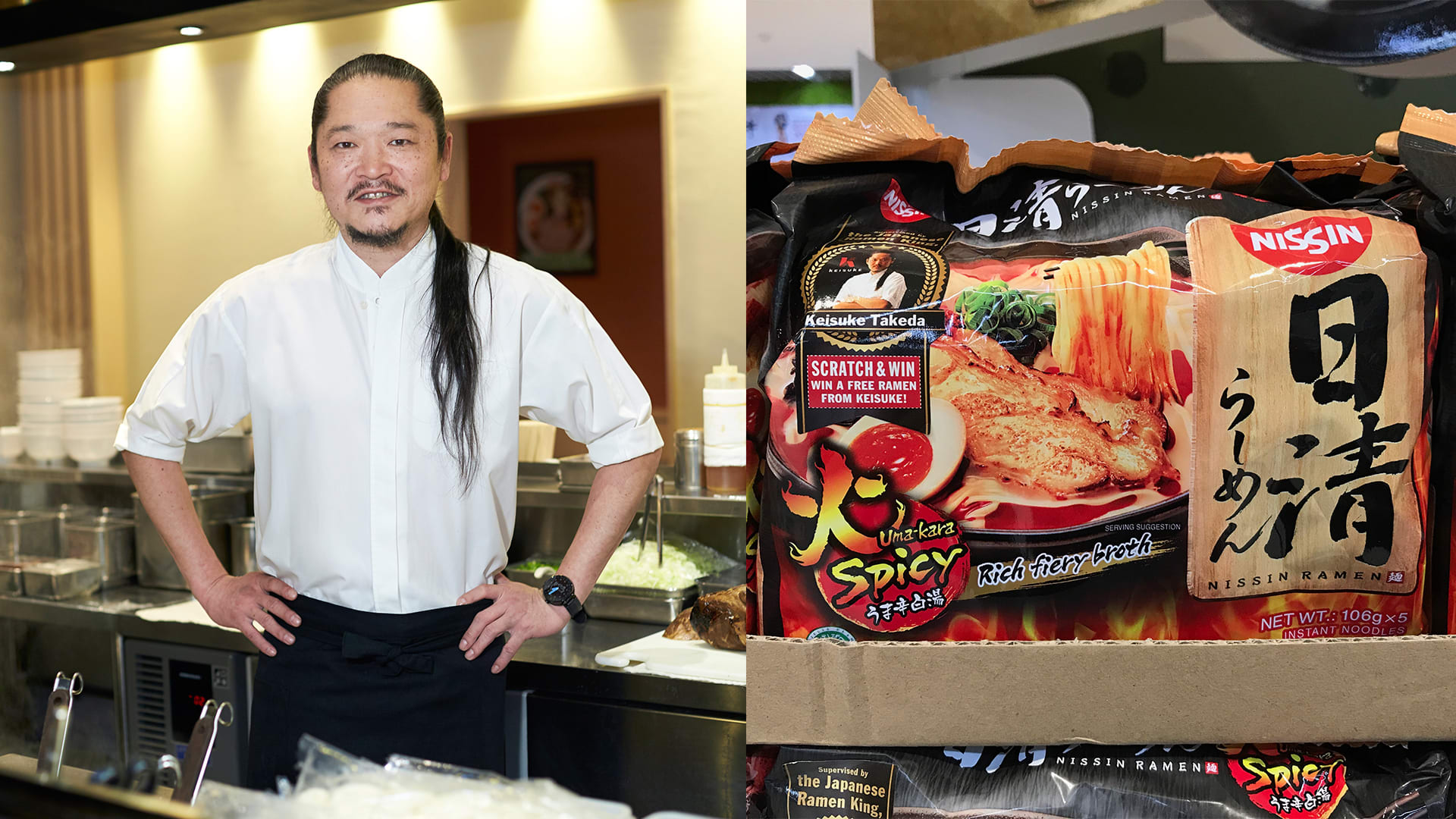 You Can Now Eat Ramen King Keisuke Takeda-Approved Nissin Instant Noodles