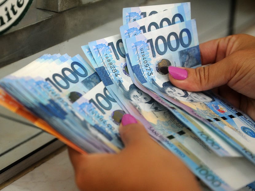 Philippine pesos. AFP file photo