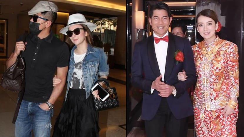 Aaron Kwok, Moka Fang shop for Mother’s Day gift together