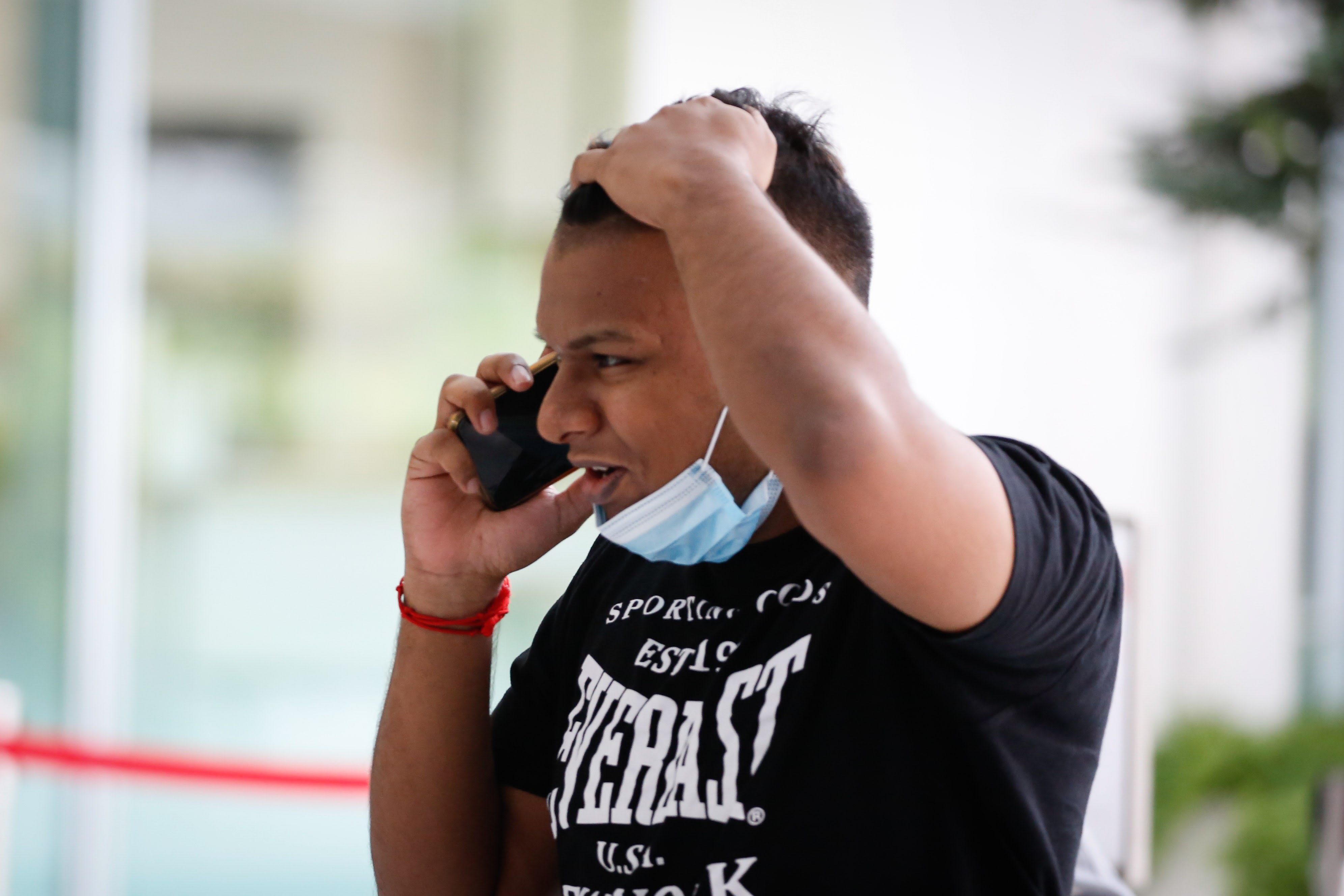 Ravivarthan (pictured) pleaded guilty to one charge each of criminal breach of trust and acquiring the benefits of criminal conduct. Ravivarthan (pictured) pleaded guilty to one charge each of criminal breach of trust and acquiring the benefits of criminal conduct.