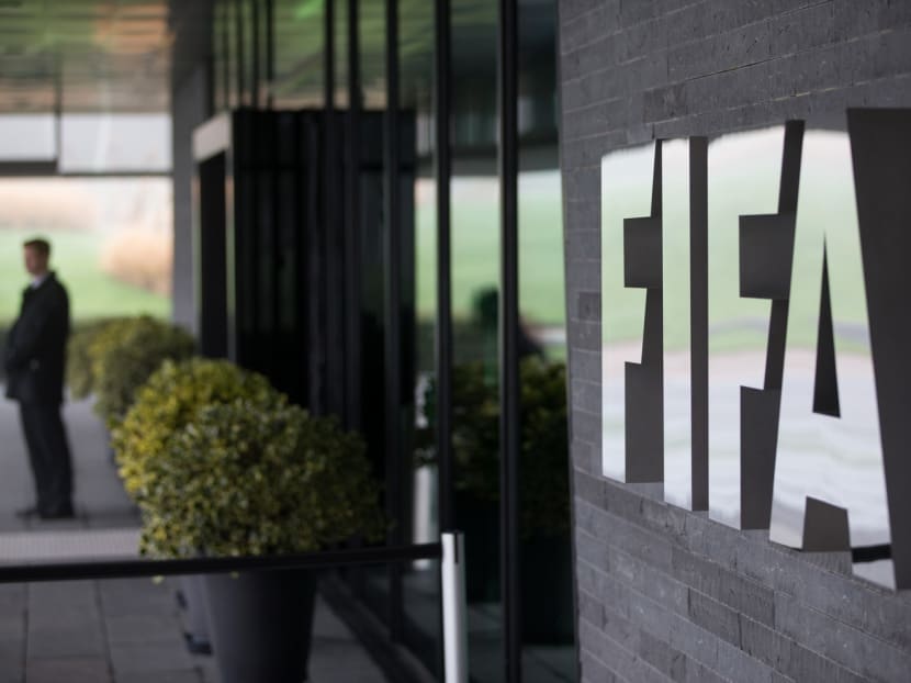 A general view of the entrance to the FIFA headquarters in Zurich, Switzerland. Photo: Getty Images