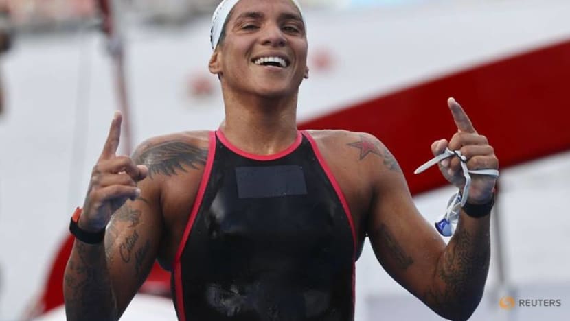 Olympics-Marathon Swimming-Ana Marcela Cunha of Brazil ...