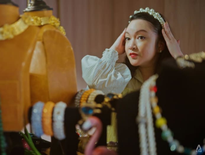 Collectors club Angie Chen collects unusual accessories that tell
