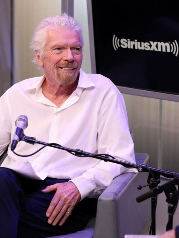 Sir Richard Branson at SiriusXM Studios on Sept 25, 2019 in New York City.