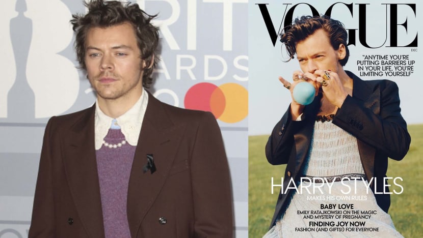 Harry Styles Wears A Dress On Vogue Cover, Says Women's Clothes Are "Amazing"