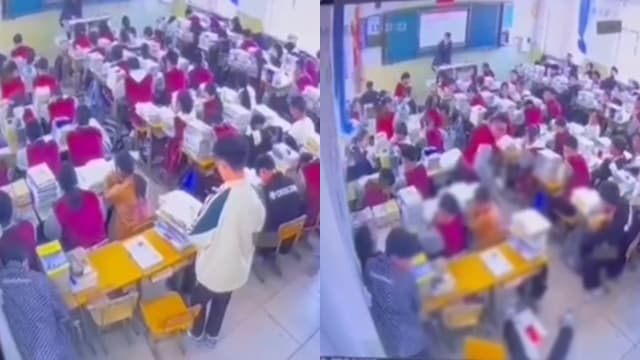 中国学生罚站中途倒地抽搐 老师不理错过抢救时间 
