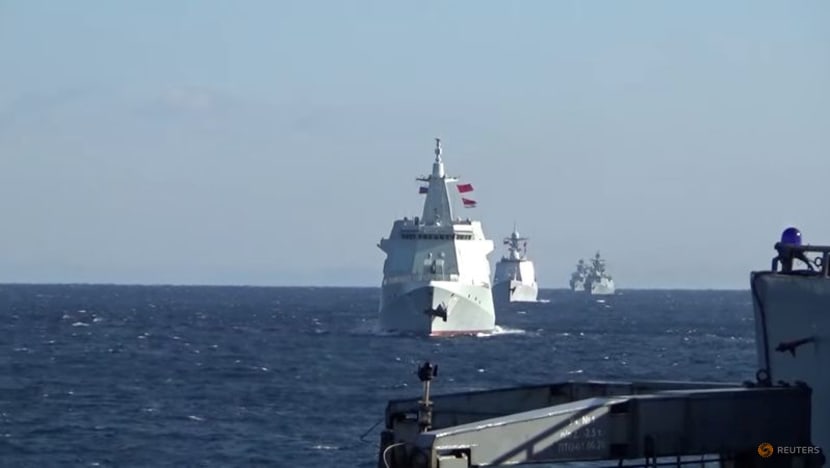 Russian, Chinese warships hold first joint patrols in the Pacific Russian, Chinese warships hold first joint patrols in the Pacific