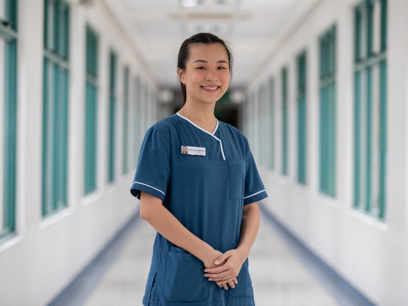 Kimberley-Ann Tan Zi Ying decided to enrol in nursing school at the National University of Singapore despite having no medical knowledge at all. Kimberley-Ann Tan Zi Ying decided to enrol in nursing school at the National University of Singapore despite having no medical knowledge at all.
