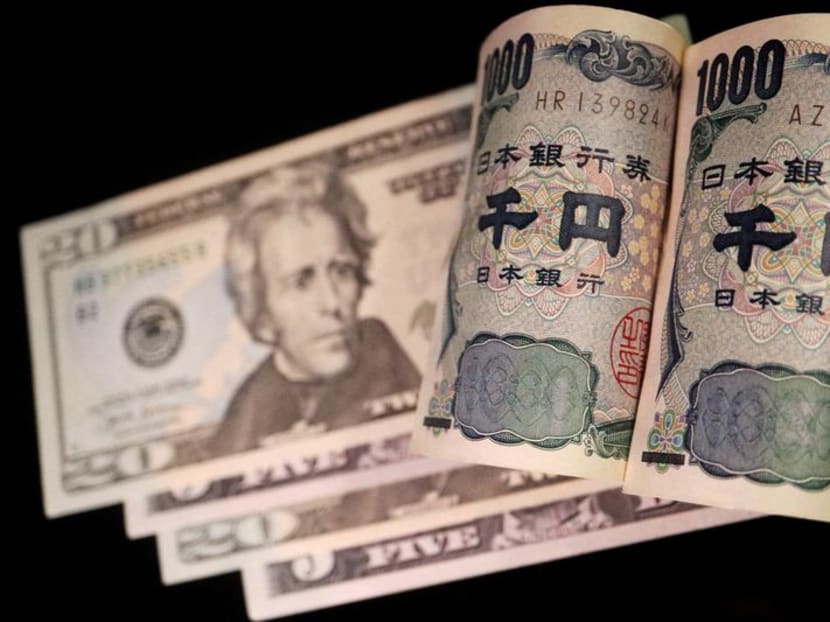 FILE PHOTO: Banknotes of Japanese yen and U.S. dollar are seen in this illustration picture taken September 23, 2022. REUTERS/Florence Lo/Illustration/File Photo