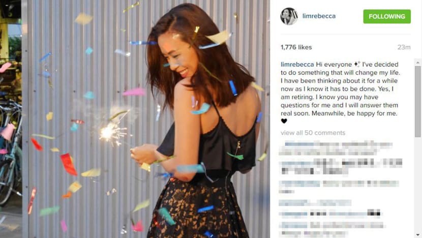 Rebecca Lim on ‘retiring’ post: I’m very sorry people misunderstood it Rebecca Lim on ‘retiring’ post: I’m very sorry people misunderstood it