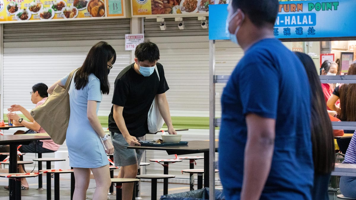 Wiping tables not required, says NEA after video shows officers telling diner to do so at Tekka food centre