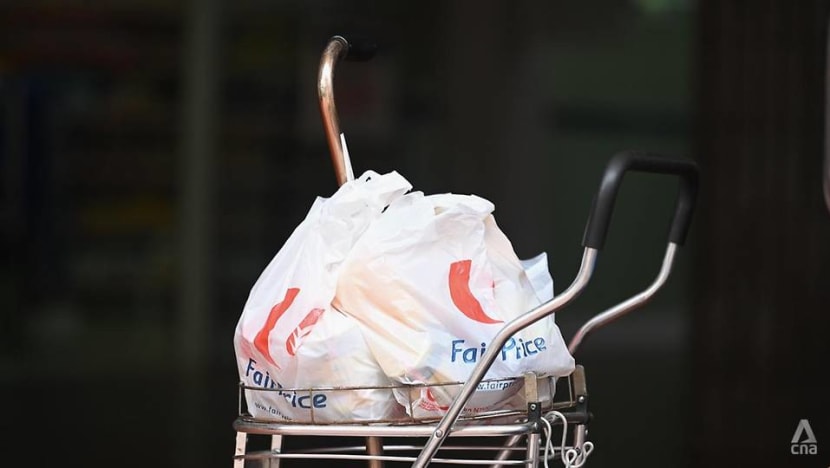 Plastic bag charge at most Singapore supermarkets to start on Jul 3