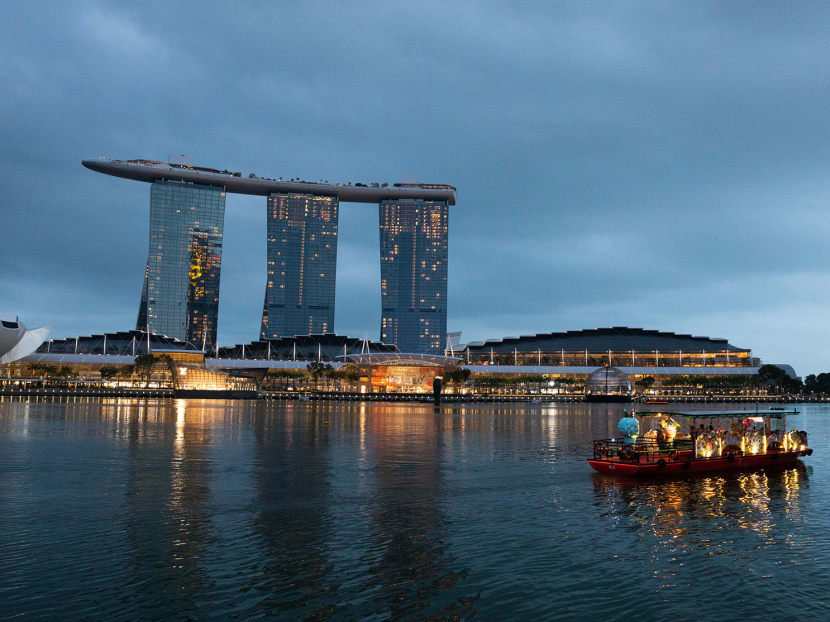 The Ministry of Health have found 11 cases of coronavirus infection linked to a new cluster at the casino in Marina Bay Sands integrated resort (pictured).