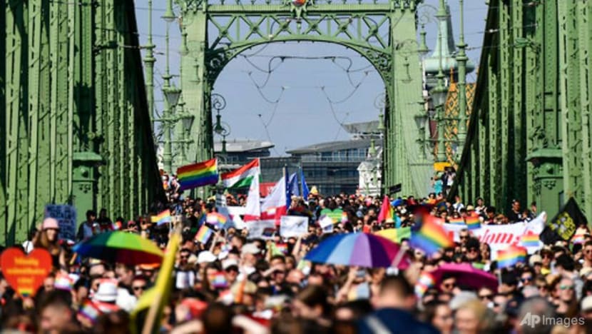 Thousands march in Hungary Pride parade to oppose LGBT law Thousands march in Hungary Pride parade to oppose LGBT law