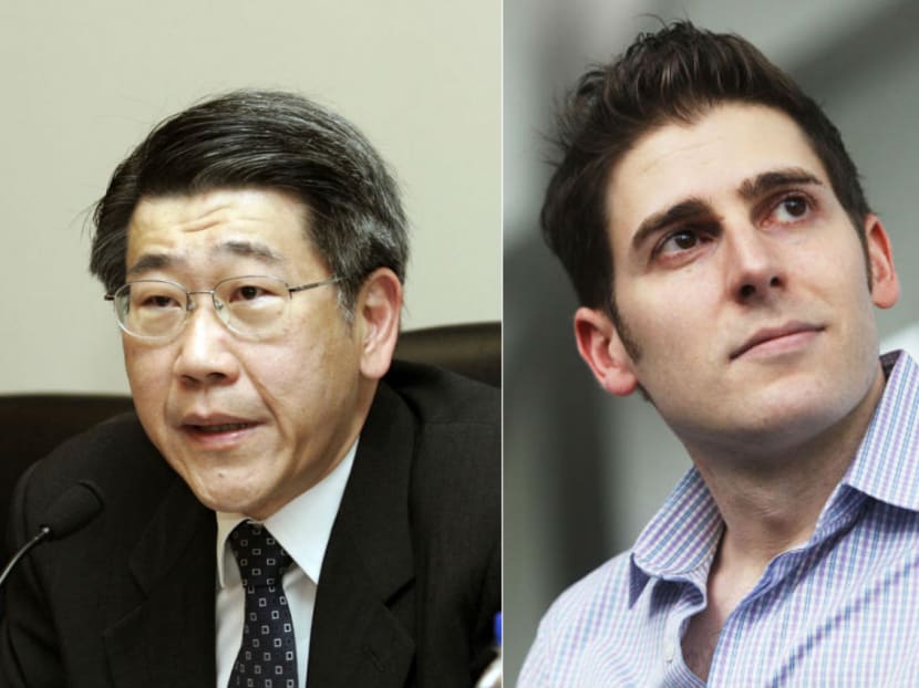 Philip Ng (L), together with his brother Robert Ng, are first on the 2017 Forbes Singapore Rich List. Facebook co-founder Eduardo Saverin (R) moves up a spot from last year’s list to become Singapore’s second richest resident. Photos: TODAY file photo