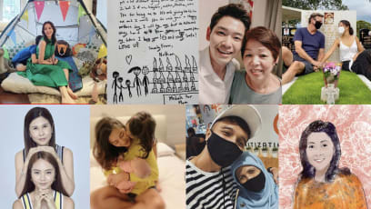Zoe Tay’s Son Drew All Her Star Awards Trophies In His Mother’s Day Card... & Other Celeb Tributes To Their Mums