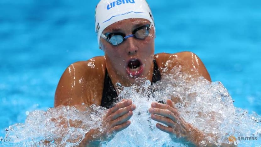 Olympics-Swimming-Japan's Ohashi ends winning streak of Hungary's 'Iron Lady' with medley gold Olympics-Swimming-Japan's Ohashi ends winning streak of Hungary's 'Iron Lady' with medley gold