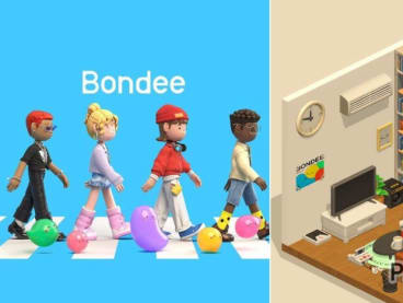 Bondee users can chat with their friends and hang out in a metaverse setting, as well as dress up their avatars and design their surroundings.