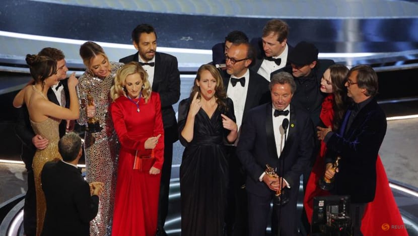 Apple TV+ makes history as first streamer to win best picture Oscar Apple TV+ makes history as first streamer to win best picture Oscar