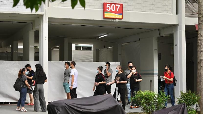 One COVID-19 case found after completion of mandatory testing at two Hougang blocks One COVID-19 case found after completion of mandatory testing at two Hougang blocks