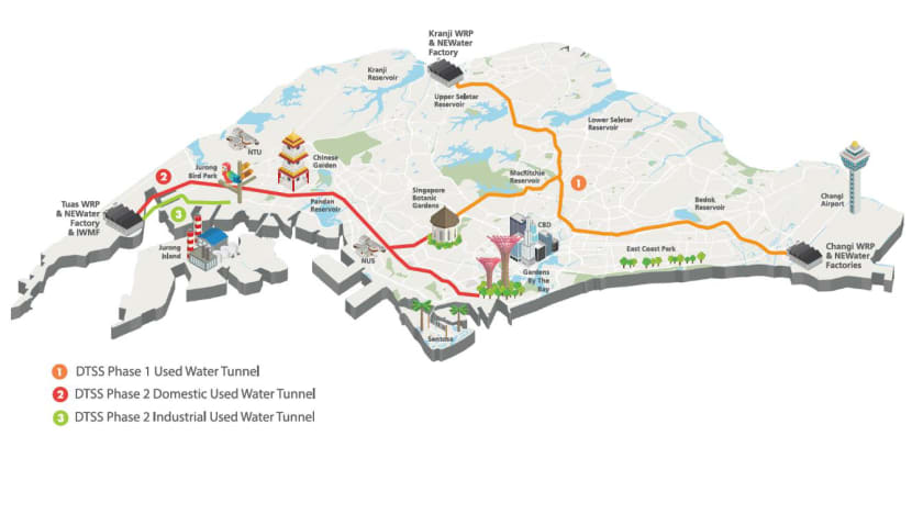 PUB to begin tunnelling as part of Phase 2 in building 'used water superhighway' PUB to begin tunnelling as part of Phase 2 in building 'used water superhighway'