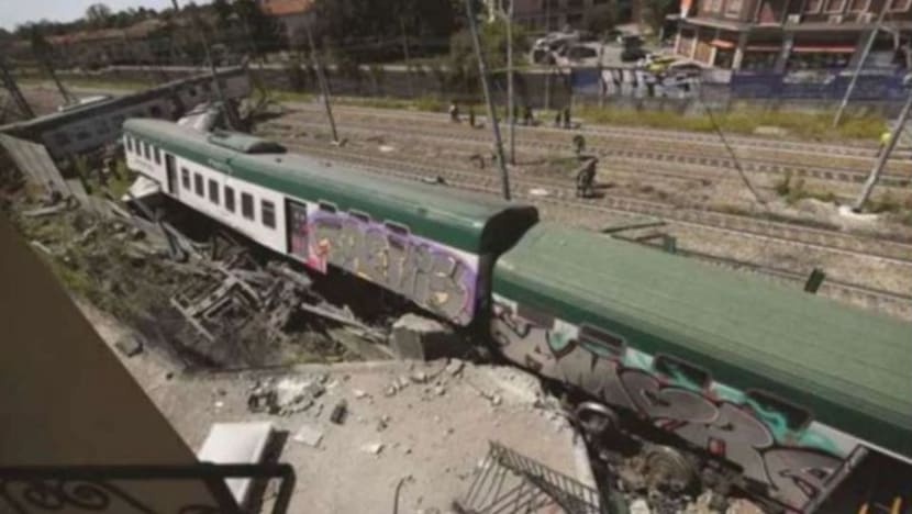 7km tanpa pemandu; kereta api tergelincir di utara Milan