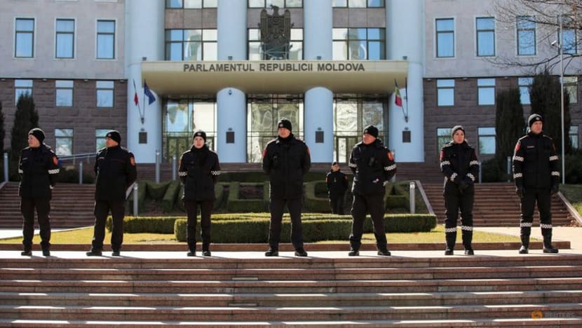 Police limit anti-government protest in Moldova Police limit anti-government protest in Moldova