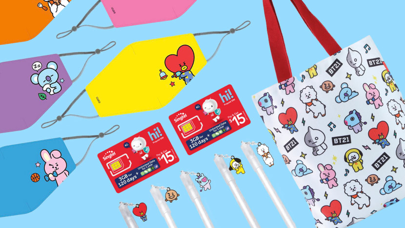 You Can Now Get Exclusive BT21 Merch & 30 Days Of Viu Premium With Singtel's New Promo