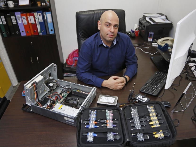 Mr Ali Fazeli, director of security consultancy and advisory at cyber-security firm Infinity Risk Control, in his office.