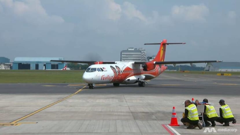 Firefly flight aborts Seletar landing due to bad weather