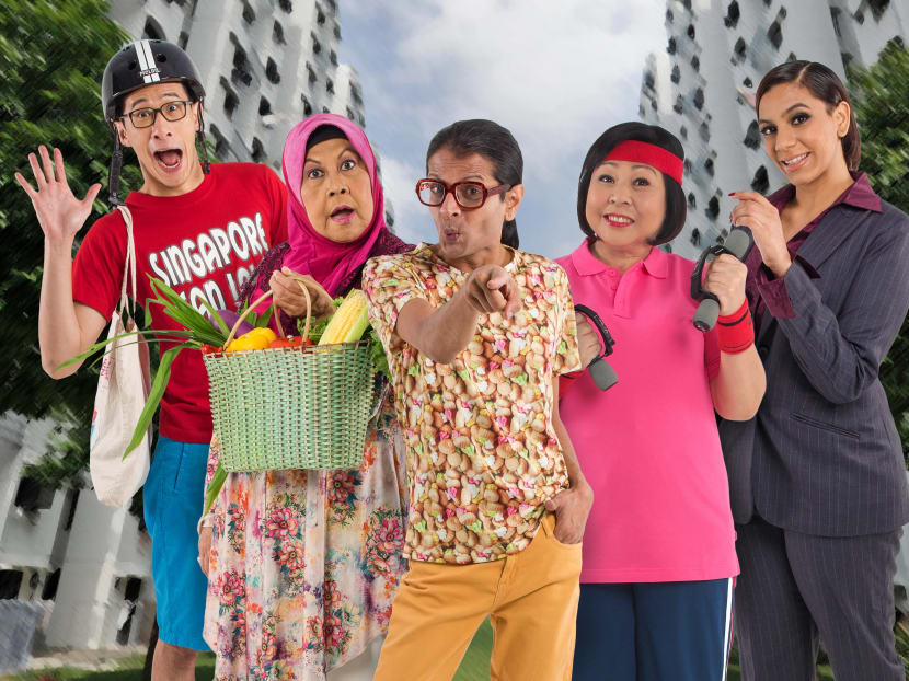 Kumar (centre) and his fellow comedians will be performing at four HDB estates as part of this year's Singapore International Festival of Arts, which will be bringing shows to the heartlands apart from usual venues like Drama Centre. Photo: Jason Wong from Stillz & Motion