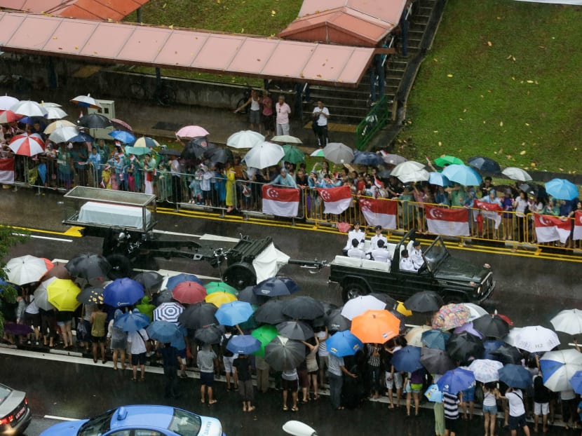Mr Lee Kuan Yew's final journey from Parliament House