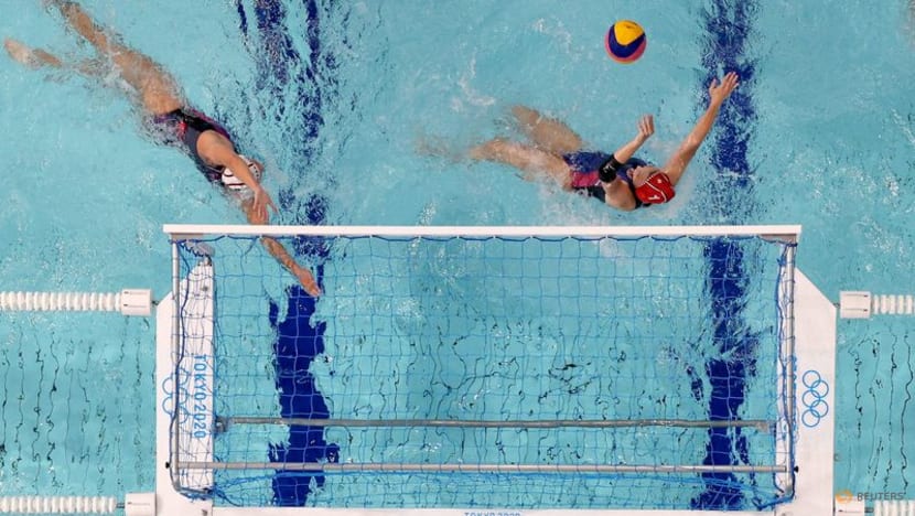 Olympics-Water polo-US survive ROC fright to reach final against Spain Olympics-Water polo-US survive ROC fright to reach final against Spain