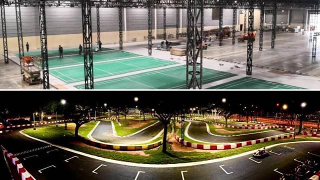 博览中心将改造设羽球场卡丁车道？何晶帖文引网民猜测