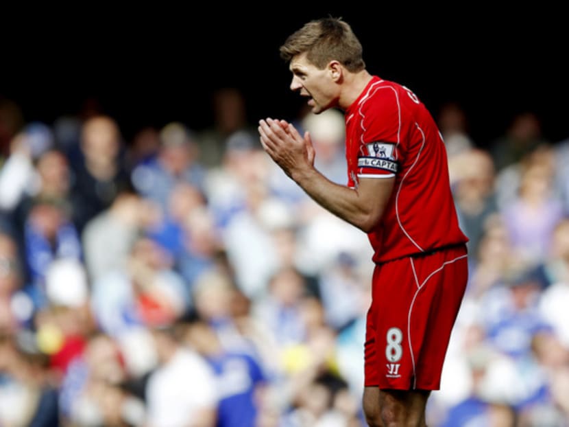 What Reds fans will miss most about their captain Gerrard: The spectacular goals, those surging runs into the box, his indomitable spirit and his devotion to the club. Photo: REUTERS