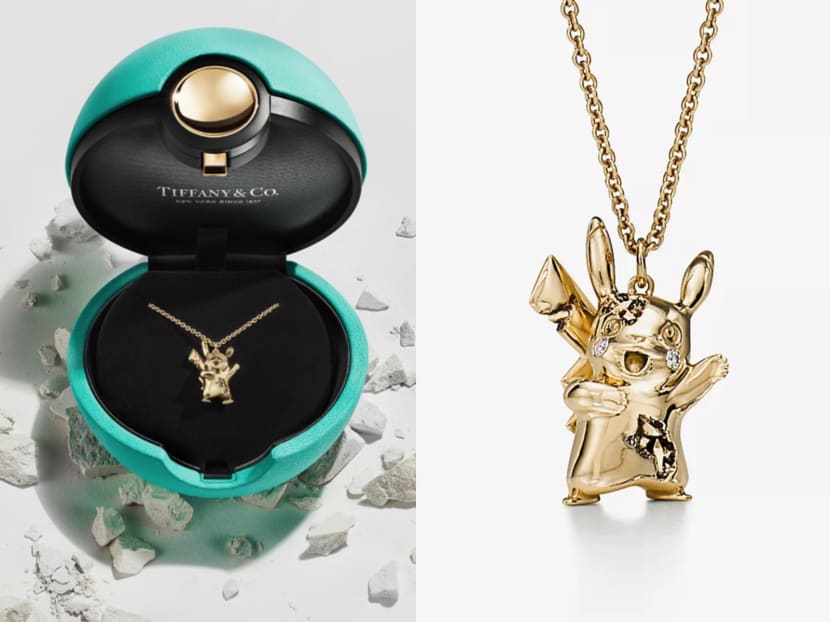 Pokemon x Tiffany & Co collaboration includes 18K yellow gold pendants ...