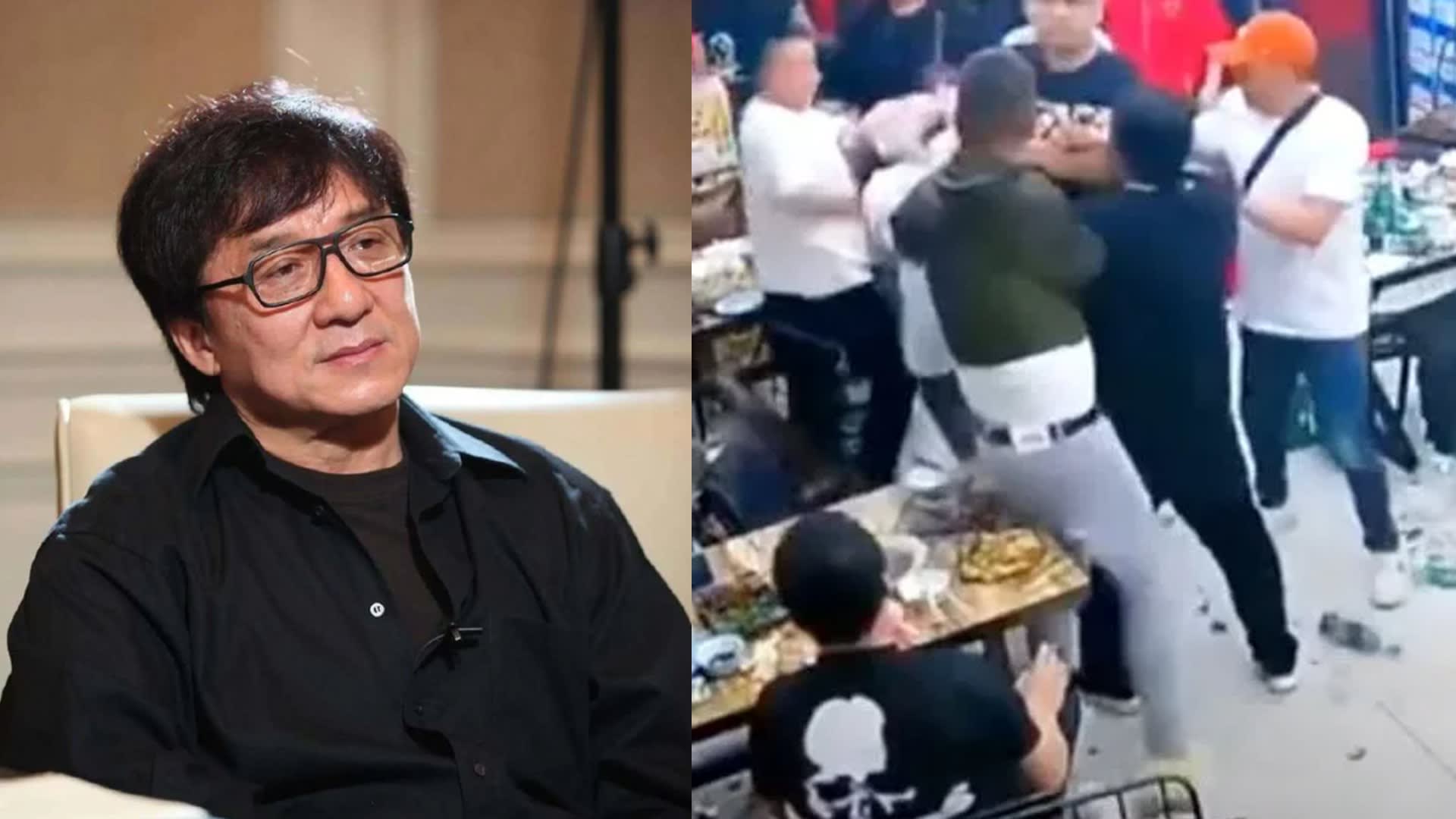 Men Are Not Supposed To Hit Women”: Jackie Chan On Viral Video Of A Woman  Brutally Attacked By A Group Of Men In A Restaurant In China - 8 Days