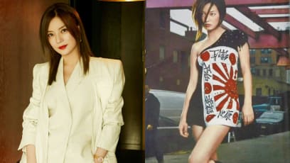 Vicki Zhao’s Name & Shows Wiped From Chinese Websites; Is Pic Of Her Wearing A Rising Sun Flag Dress In 2001 The Cause?