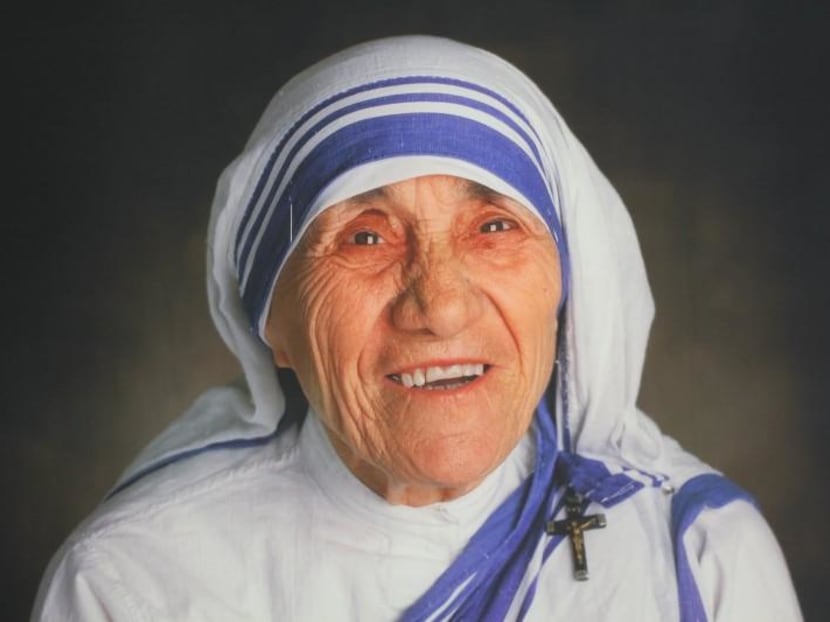 Mother Teresa's iconic sari was copyrighted by the Missionaries of Charity on the day the revered Catholic nun was raised to sainthood last September. So those using images of the sari will have to pay. Photo: Reuters