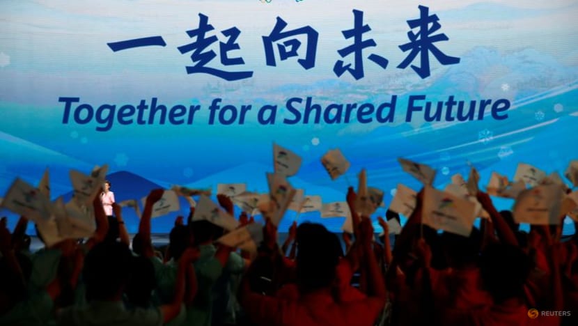Olympics - 'Together for a Shared Future' unveiled as motto for Beijing 2022 Games Olympics - 'Together for a Shared Future' unveiled as motto for Beijing 2022 Games