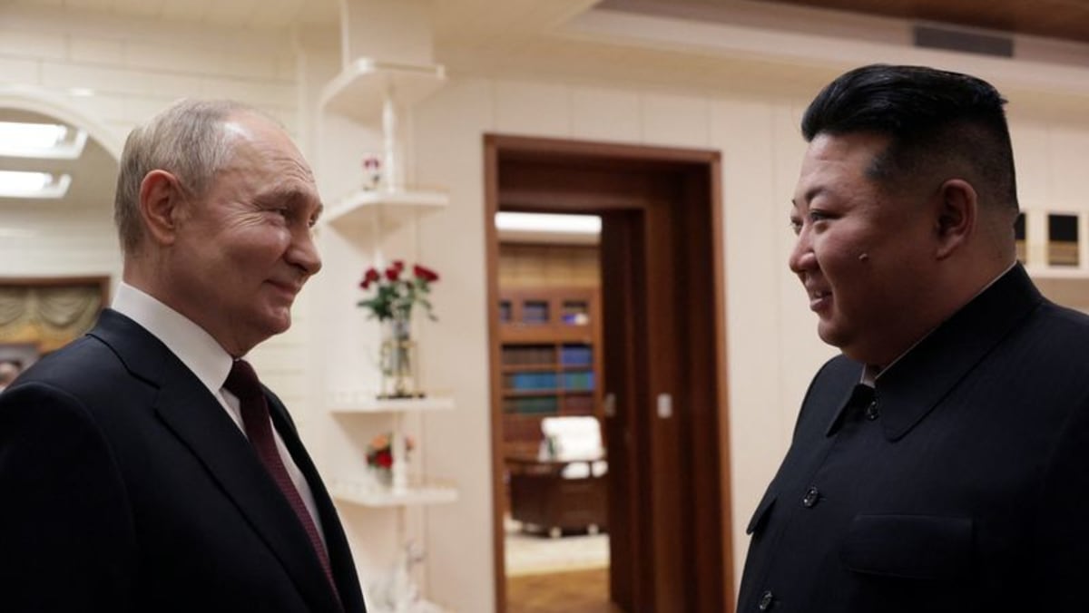 Putin gets lavish welcome in North Korea with vows of support Putin gets lavish welcome in North Korea with vows of support