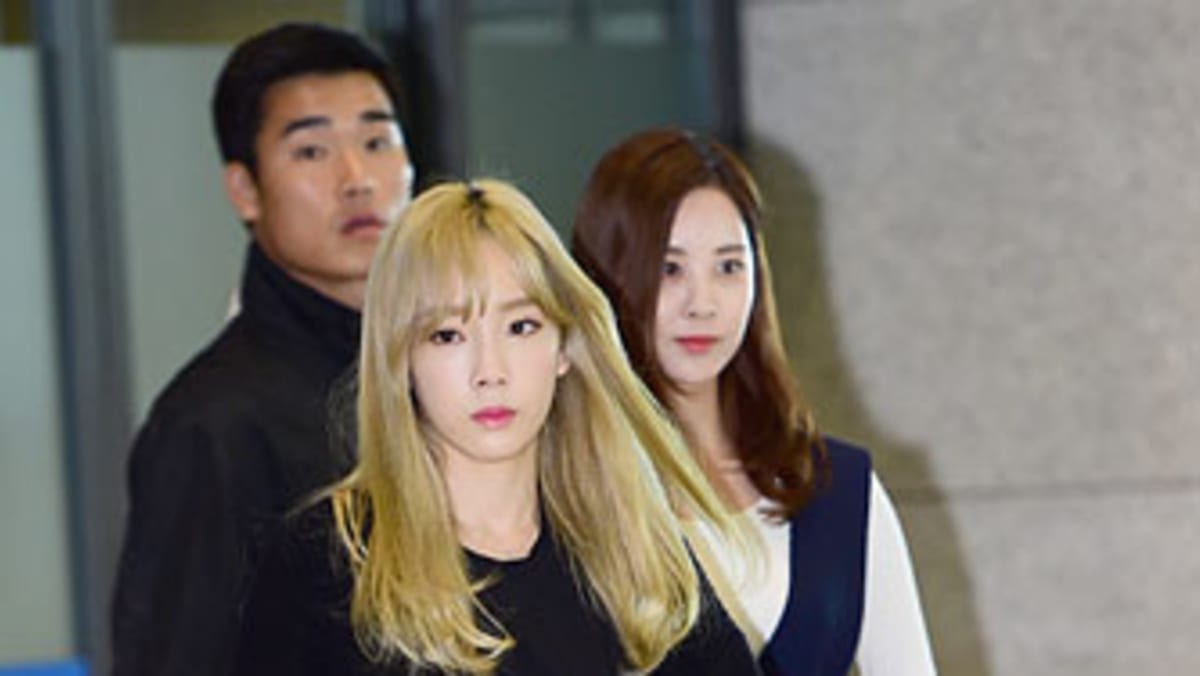 About Music on X: Taeyeon of Girls Generation attends the Louis