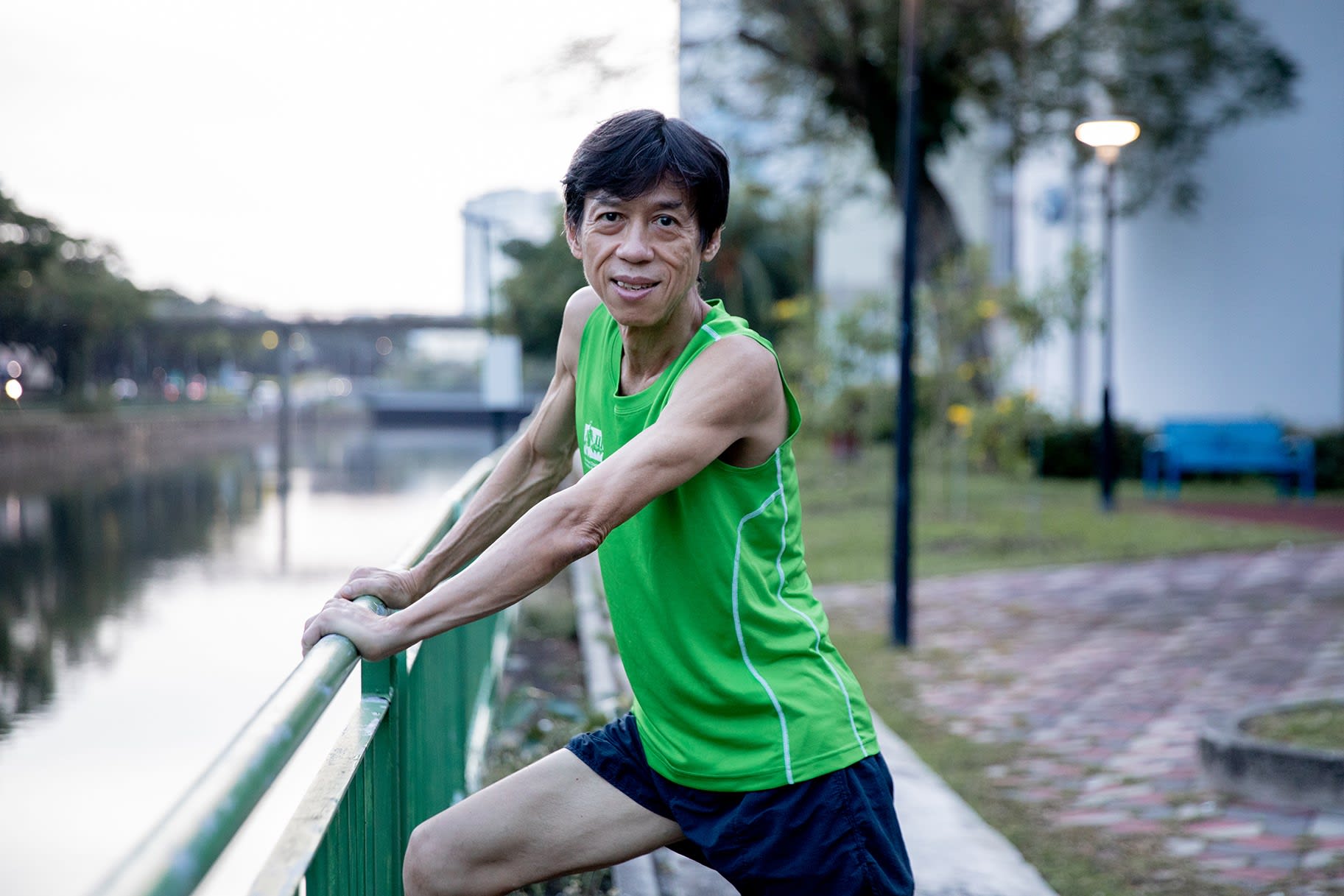 Dr John Tee has run almost everyday for the past 17 years, a running streak that has only been interrupted twice when he had to recover after undergoing surgeries. Dr John Tee has run almost everyday for the past 17 years, a running streak that has only been interrupted twice when he had to recover after undergoing surgeries.