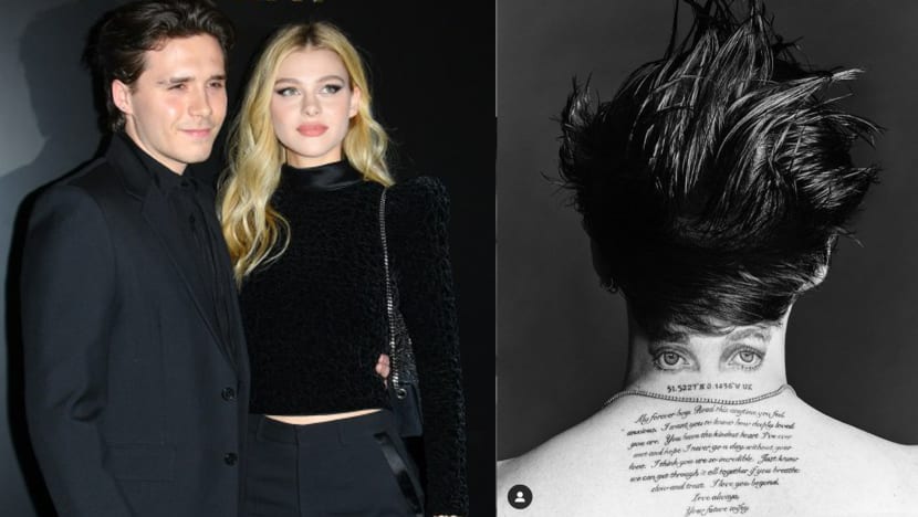 Brooklyn Beckham Shows Off New Neck Tattoo Tribute To Fiancée Nicola Peltz Brooklyn Beckham Shows Off New Neck Tattoo Tribute To Fiancée Nicola Peltz