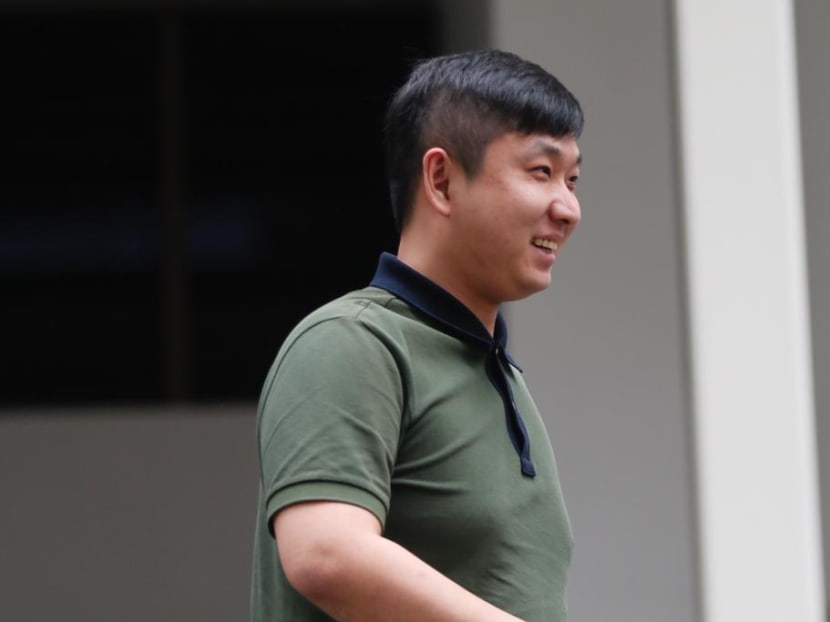Synnex Trading director Jia Xiaofeng at the State Courts on Jan 12, 2018. Synnex Trading director Jia Xiaofeng at the State Courts on Jan 12, 2018.