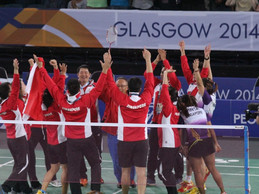 Gallery: Commonwealth Games: Singapore win bronze in badminton mixed team event