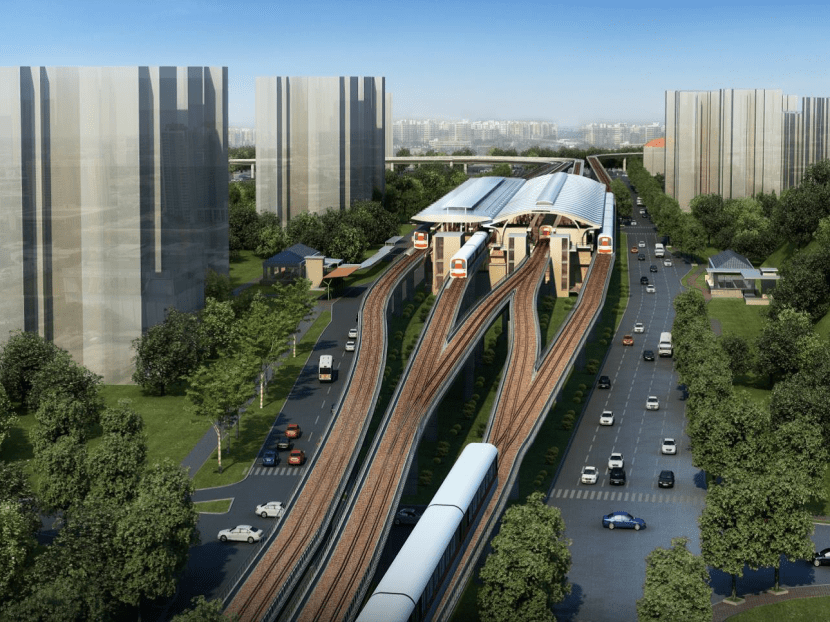 Artist Impression of Tanah Merah Station in 2024. Photo: LTA